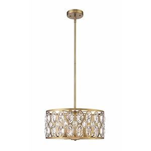Dealey - 5 Light Chandelier in Metropolitan Style - 19.75 Inches Wide by 9 Inches High