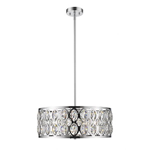 Dealey - 6 Light Chandelier in Metropolitan Style - 23.25 Inches Wide by 9 Inches High