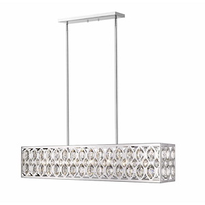 Dealey - 7 Light Chandelier in Metropolitan Style - 9.25 Inches Wide by 9 Inches High