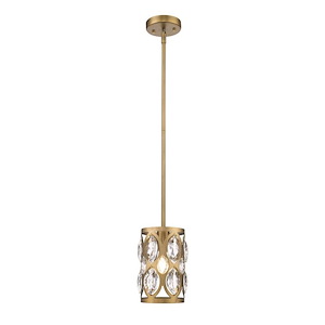 Dealey - 1 Light Mini Pendant in Sleek Style - 6.5 Inches Wide by 9 Inches High - 856793