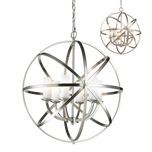 Aranya - 6 Light Pendant in Metropolitan Style - 23.82 Inches Wide by 26.25 Inches High - 440446