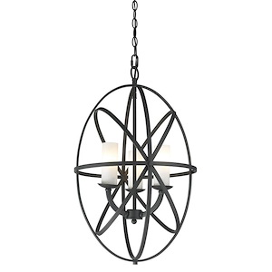 Aranya - 3 Light Pendant in Metropolitan Style - 16 Inches Wide by 25 Inches High - 408882