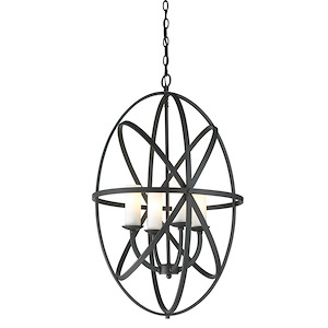 Aranya - 4 Light Pendant in Fusion Style - 19.69 Inches Wide by 30 Inches High