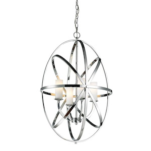 Aranya - 4 Light Pendant in Fusion Style - 19.69 Inches Wide by 30 Inches High