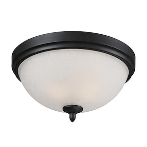 Arshe - 3 Light Flush Mount in Metropolitan Style - 15 Inches Wide by 8.5 Inches High