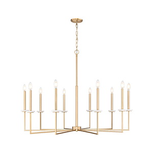 Gaultier - 10 Light Chandelier-45.25 Inch Tall and 44.75 Inch Wide - 1397119