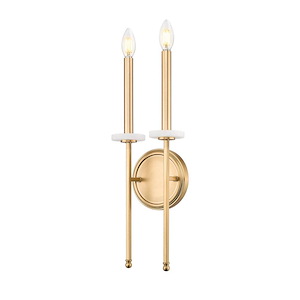 Gaultier - 2 Light Wall Sconce-20.5 Inch Tall and 7.5 Inch Wide - 1397124