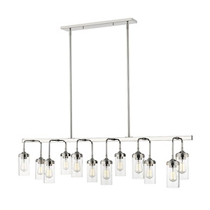Calliope - 12 Light Pendant in Industrial Style - 60 Inches Wide by 15.25 Inches High - 689165