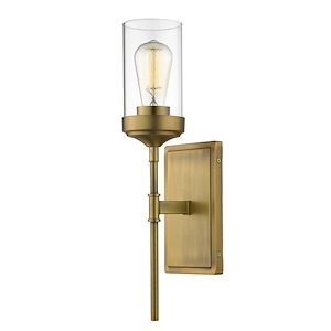 Calliope - 1 Light Wall Sconce in Industrial Style - 4.5 Inches Wide by 17.5 Inches High