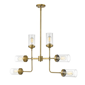 Calliope - 6 Light Pendant in Industrial Style - 41.5 Inches Wide by 22.25 Inches High - 689160