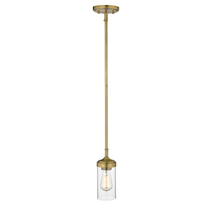Calliope - 1 Light Mini Pendant in Contemporary Style - 5 Inches Wide by 9.5 Inches High - 689157