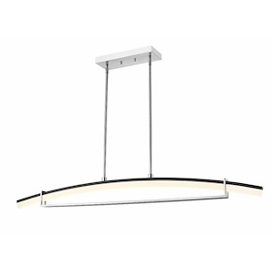Arc - 46W 1 LED Chandelier in Linear Style - 5.25 Inches Wide by 5.75 Inches High