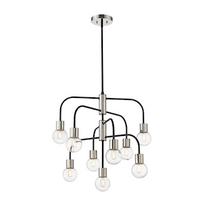 Neutra - 9 Light Chandelier in Fusion Style - 26.5 Inches Wide by 26.5 Inches High