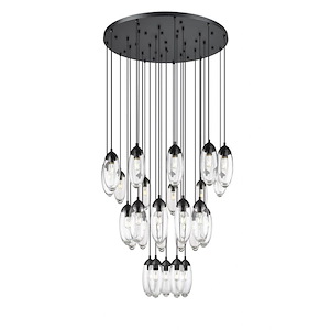 Arden - 27 Light Chandelier-12 Inches Tall and 36 Inches Wide