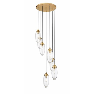 Arden - 7 Light Chandelier-12 Inches Tall and 18 Inches Wide