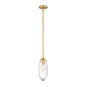 Arden - 1 Light Pendant In Modern Style-11.5 Inches Tall and 4.5 Inches Wide - 1298341