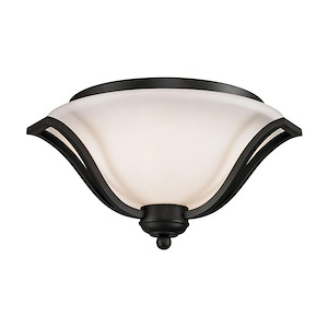 Lagoon - 3 Light Flush Mount in Spanish Style - 18.5 Inches Wide by 10.25 Inches High
