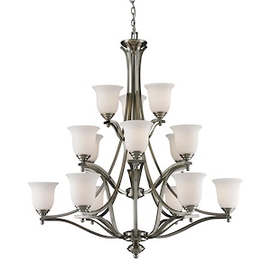Lagoon - 15 Light Chandelier in Spanish Style - 42 Inches Wide by 45 Inches High - 383173
