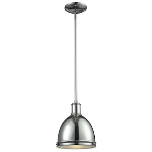 Mason - 1 Light Mini Pendant in Utilitarian Style - 8 Inches Wide by 9.7 Inches High - 429315