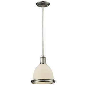 Mason - 1 Light Mini Pendant in Utilitarian Style - 8 Inches Wide by 9.7 Inches High - 429309