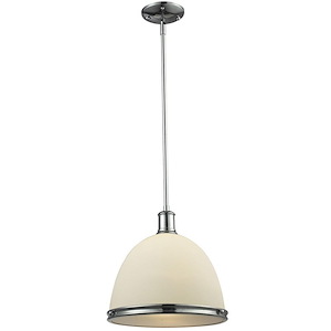 Mason - 1 Light Pendant in Utilitarian Style - 13 Inches Wide by 14 Inches High