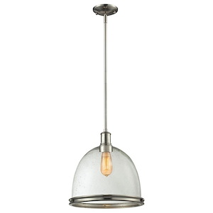 Mason - 1 Light Pendant in Utilitarian Style - 13 Inches Wide by 14 Inches High - 429300