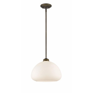 Amon - 1 Light Pendant In Traditional Style-10 Inches Tall and 13 Inches Wide - 1290512