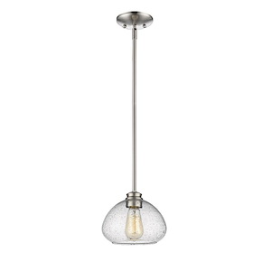Amon - 1 Light Mini Pendant in Traditional Style - 8 Inches Wide by 6.5 Inches High
