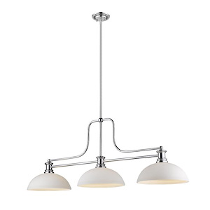 Melange - 3 Light Chandelier in Restoration Style - 13.25 Inches Wide by 21 Inches High - 1222715