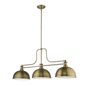 Melange - 3 Light Chandelier in Restoration Style - 13.25 Inches Wide by 21 Inches High - 1223008