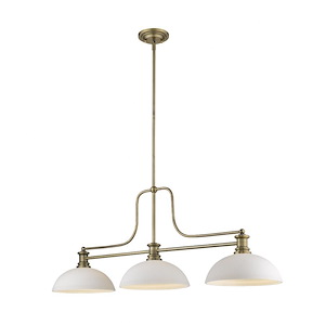 Melange - 3 Light Chandelier in Restoration Style - 13.25 Inches Wide by 21 Inches High - 1222716