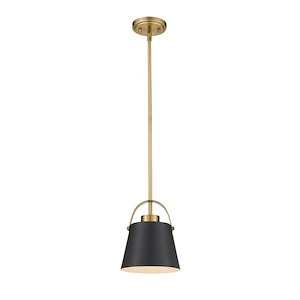 Z-Studio - 1 Light Mini Pendant in Industrial Style - 8 Inches Wide by 9.5 Inches High - 1002103