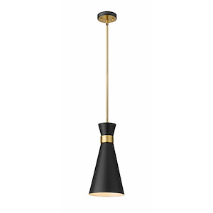 Soriano - 1 Light Pendant in Linear Style - 8 Inches Wide by 16.75 Inches High