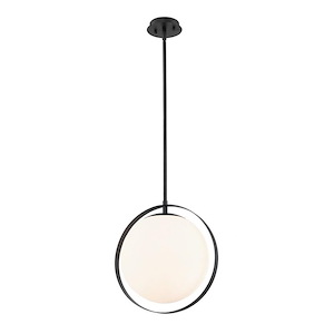 Midnetic - 1 Light Mini Pendant in Transitional Style - 12 Inches Wide by 15 Inches High