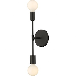Modernist - 2 Light Wall Sconce In Sleek Style-14.75 Inches Tall and 5 Inches Wide