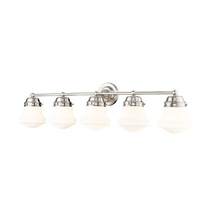 Vaughn - 5 Light Bath Vanity In Industrial Style-9.5 Inches Tall and 7.75 Inches Wide - 1325460