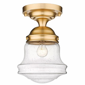 Vaughn - 1 Light Flush Mount In Industrial Style-15.75 Inches Tall and 10.5 Inches Wide - 1288009
