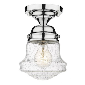 Vaughn - 1 Light Flush Mount In Industrial Style-9 Inches Tall and 6 Inches Wide