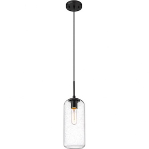 Monty - 1 Light Pendant In Mid-Century Modern Style-17 Inches Tall and 5.25 Inches Wide - 1097003
