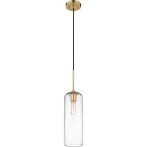 Monty - 1 Light Pendant In Mid-Century Style-22 Inches Tall and 5.25 Inches Wide - 1223397