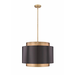 Harlech - 4 Light Pendant In Mid-Century Modern Style-25 Inches Tall and 32.5 Inches Wide