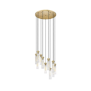 Beau - 11 Light Cluster Chandelier - 24 Inches W x 12.75 Inches H