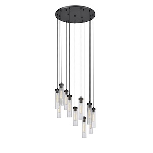 Beau - 11 Light Chandelier-12.75 Inches Tall and 24 Inches Wide - 1332938