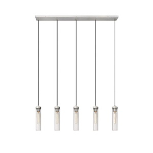 Beau - 5 Light Linear Chandelier-12.75 Inches Tall and 4.75 Inches Wide - 1332942