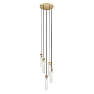 Beau - 5 Light Chandelier-12.75 Inches Tall and 12 Inches Wide