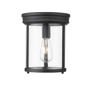 Thayer - 1 Light Flush Mount In Modern Style-11 Inches Tall and 9.25 Inches Wide