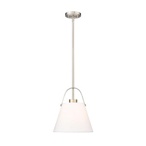 Z-Studio - 1 Light Pendant In Farmhouse Style-14 Inches Tall and 12.5 Inches Wide