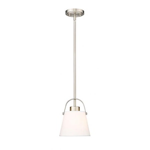 Z-Studio - 1 Light Pendant In Farmhouse Style-9.5 Inches Tall and 8 Inches Wide
