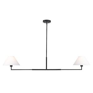 Leila - 2 Light Chandelier In Modern Style-9.5 Inches Tall and 12 Inches Wide - 1325477