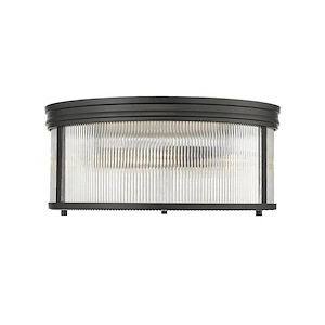 Carnaby - 4 Light Flush Mount In Industrial Style-8.25 Inches Tall and 18 Inches Wide - 1325482